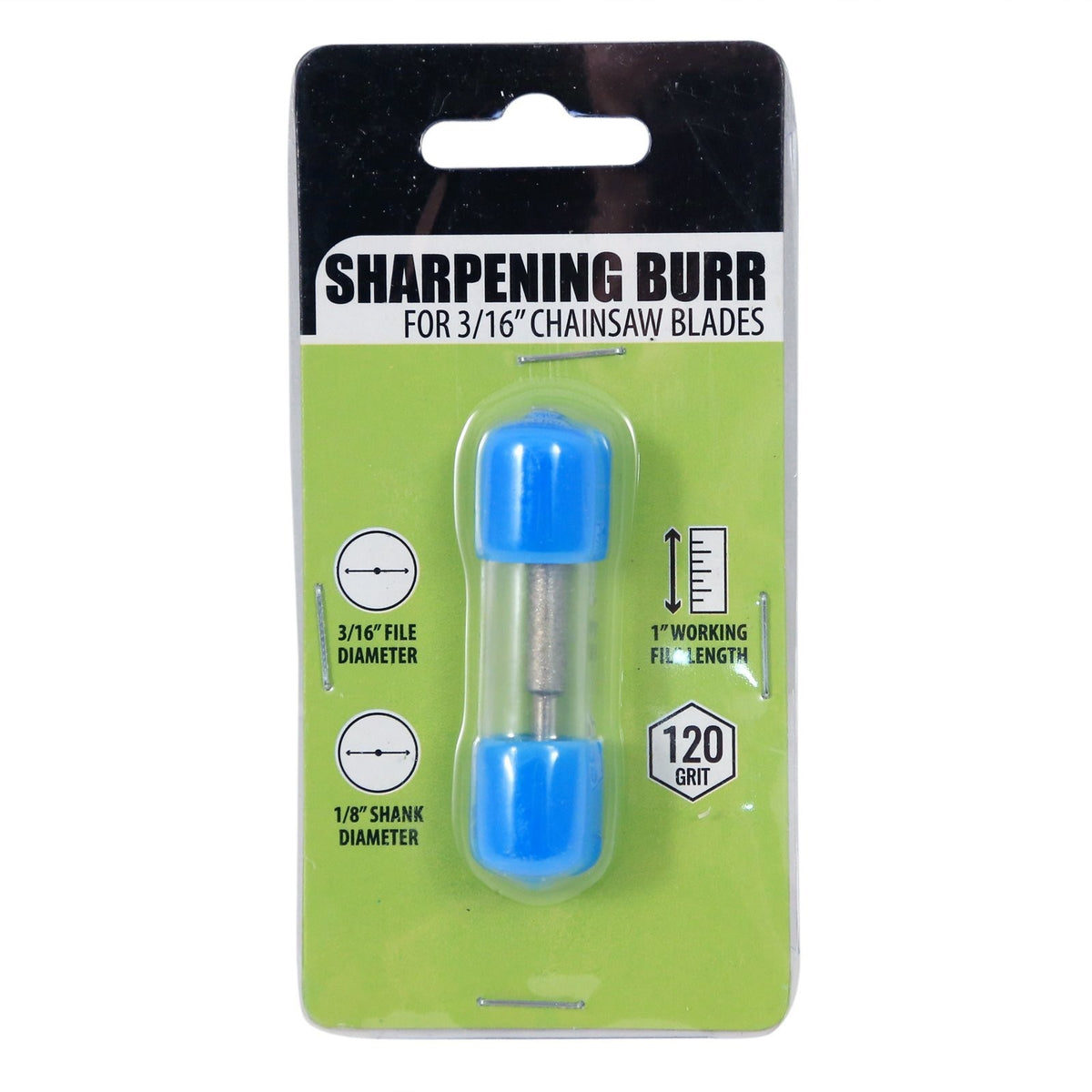 ToolTreaux chainsaw sharpener burr sanding file hardware tool labeled 120-150 grit