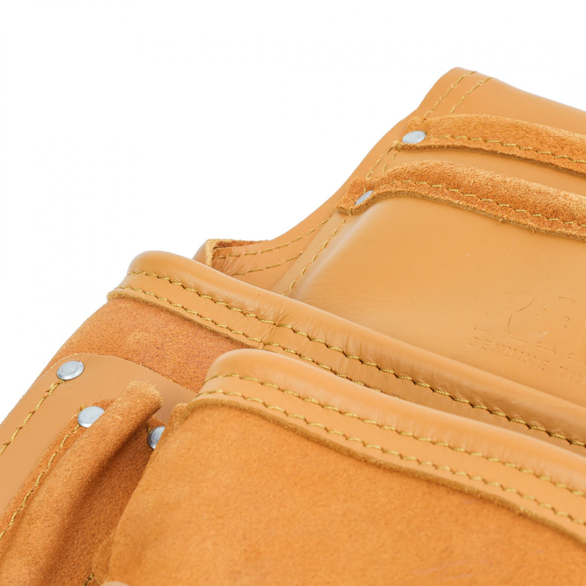 ToolTreaux 10 Pocket Heavy Duty Leather Tool Pouch DIY Woodworking, 12 x 10 Inch, view 7