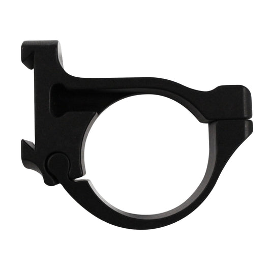 Flatline Ops 30mm rifle scope mount with attached ADI/ACI ring system.