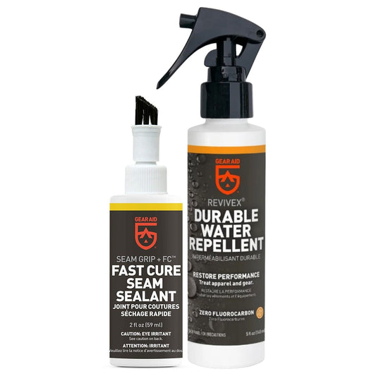 Gear Aid tent waterproofing spray and sealer two-pack kit for nylon tents