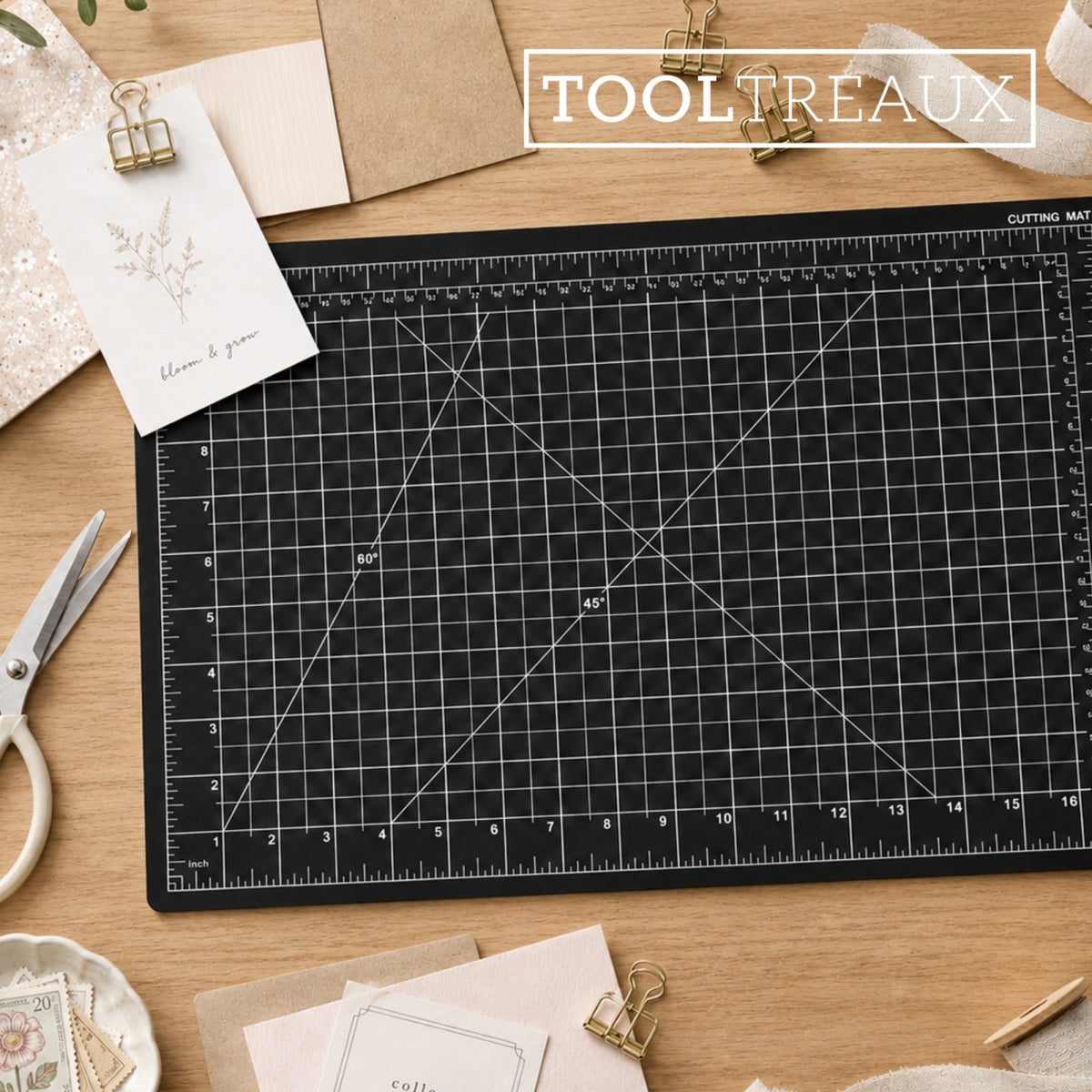 ToolTreaux DIY Craft Self Healing Cutting Mat Double Grid (3 Sizes and Colors), view 11