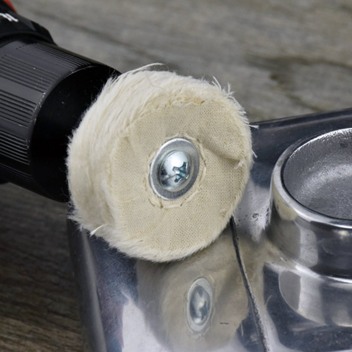 Universal Tool Cloth Polishing Buff Wheel 2 Inch Diameter Soft Muslin, view 8