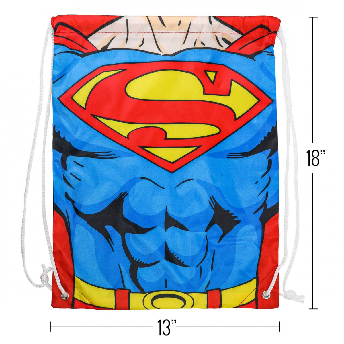 DC Comics Superman 2pc Cinch Bag Drawstring Backpacks Bundle Boys Age 3 and Up, view 7
