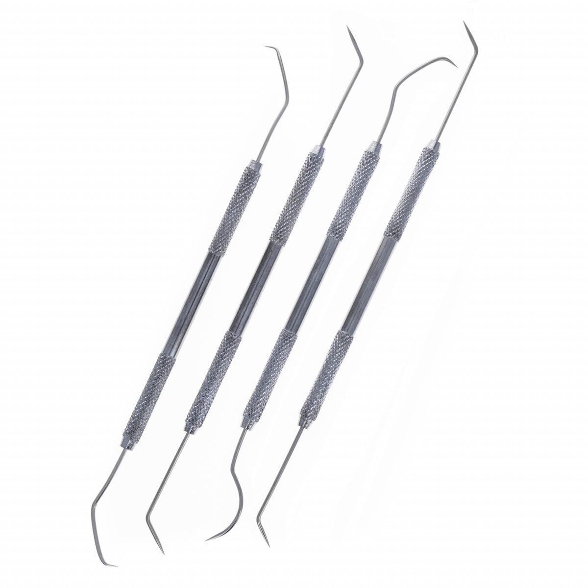 ToolTreaux Stainless Steel Double Ended Knurled Picks Hobby Craft Tools - 4pc, view 6