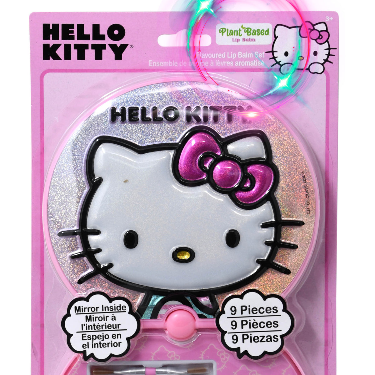 2 Pack Hello Kitty Lip Gloss Compact Girls Make Up Gift Set Ages 3 and Up, view 6