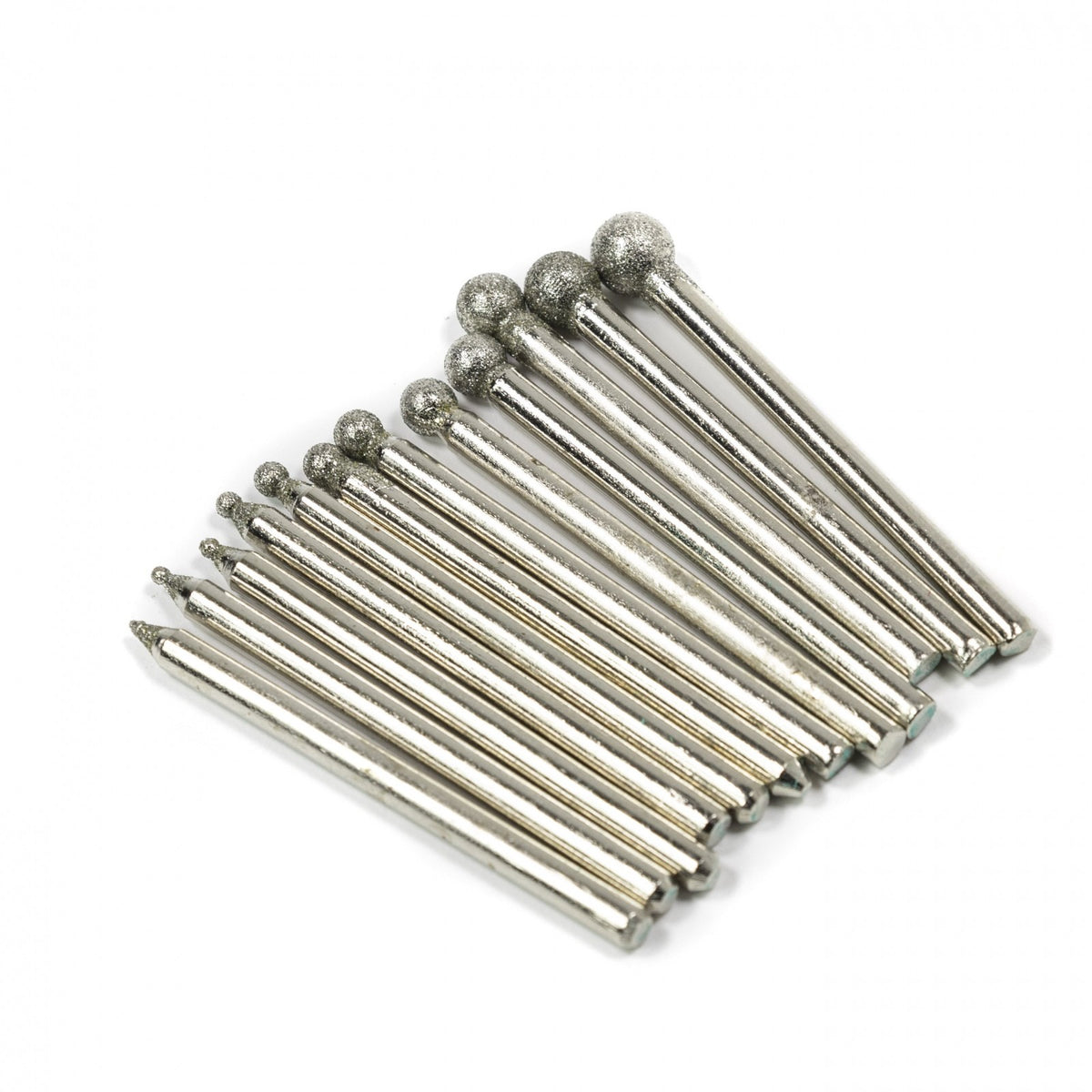 2 Pack ToolTreaux Diamond Coated Cutting Burrs Set Rotary Tools 12pc 150 Grit, view 3