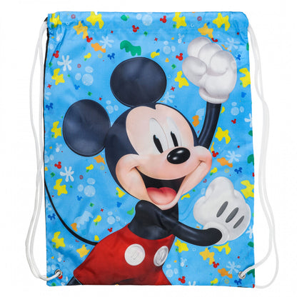 2 Pack 18 Inch Kids Licensed Cartoon Cinch Bag Travel Backpack Drawstring Tote, view 8