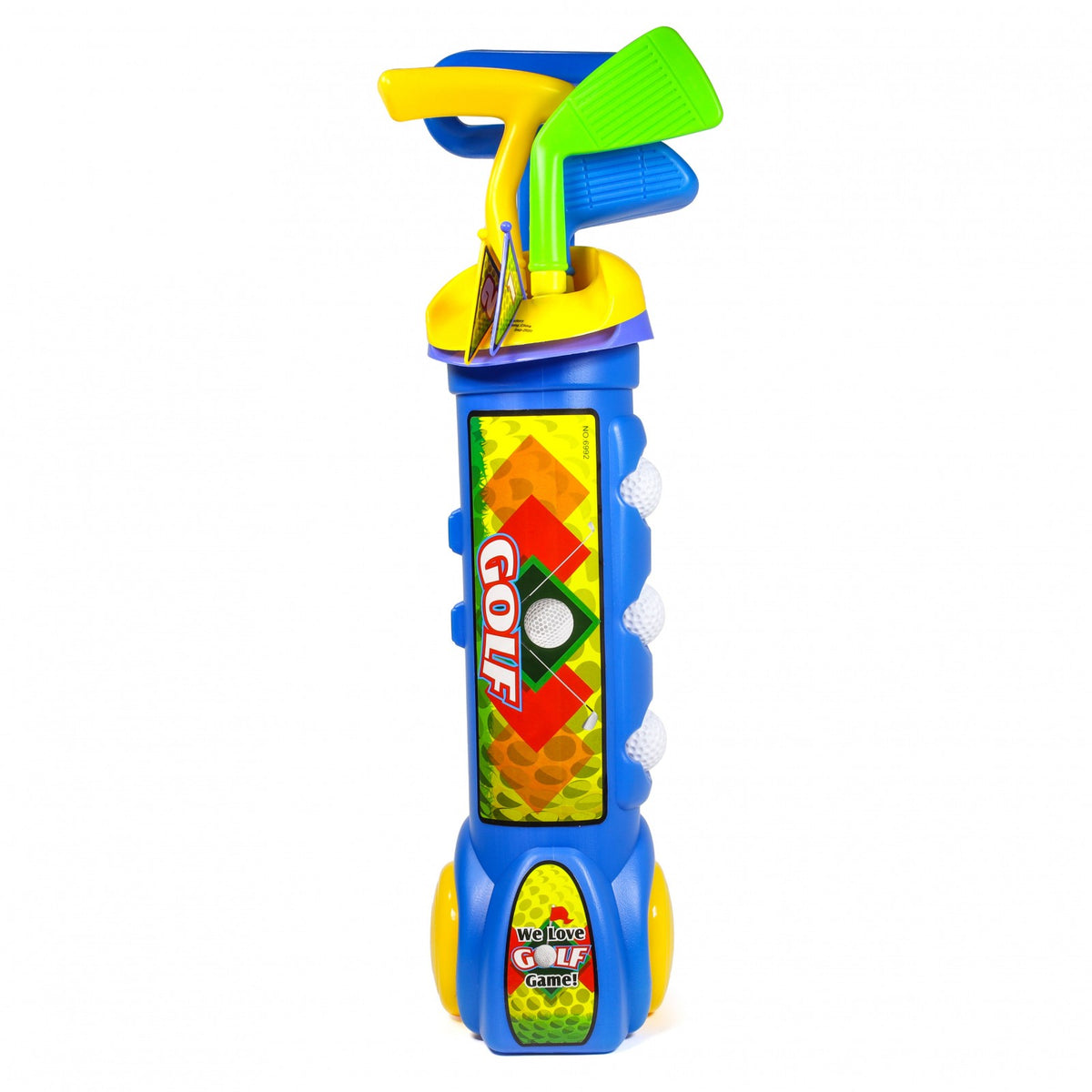 Kidplokio Toddler Indoor Outdoor Toy Golf Caddy Set Kids Golf Ages 3 to 8 - Blue, view 3