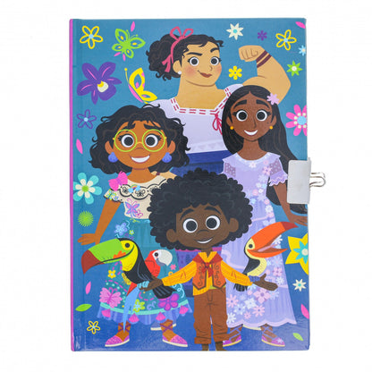 2 Pack Disney Encanto Journal Diary with Lock Keys Pom Pom Pen Girls Ages 3 & Up, view 4
