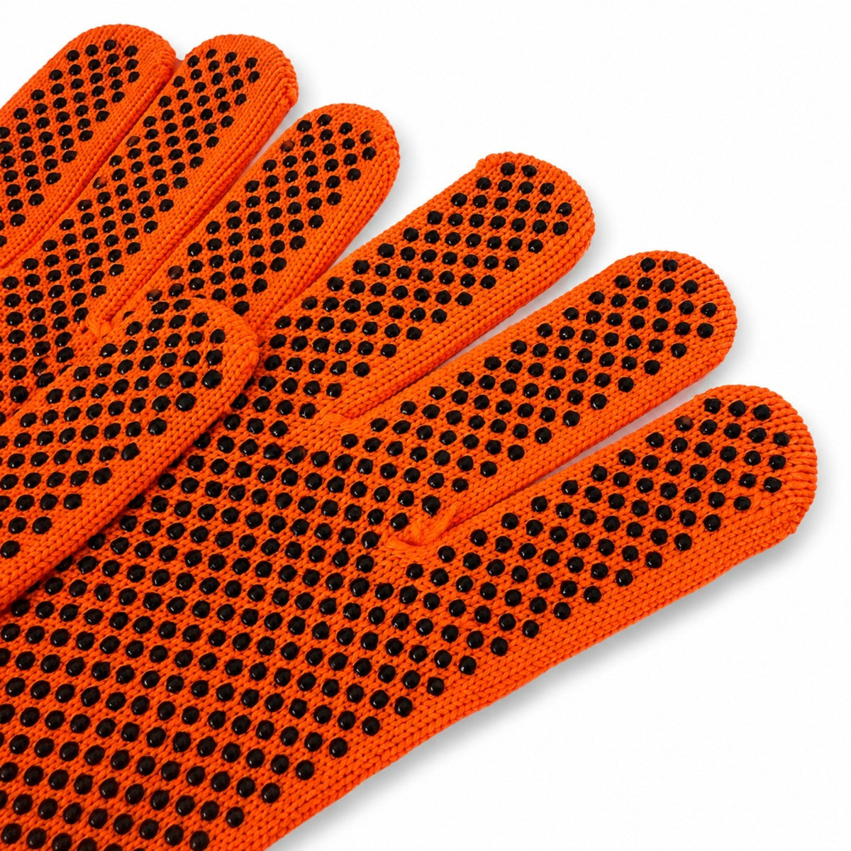 2 Pack 1 Pair Universal Garden Gloves Unisex One Size, Hi-Vis Dot Knit Grip, view 3