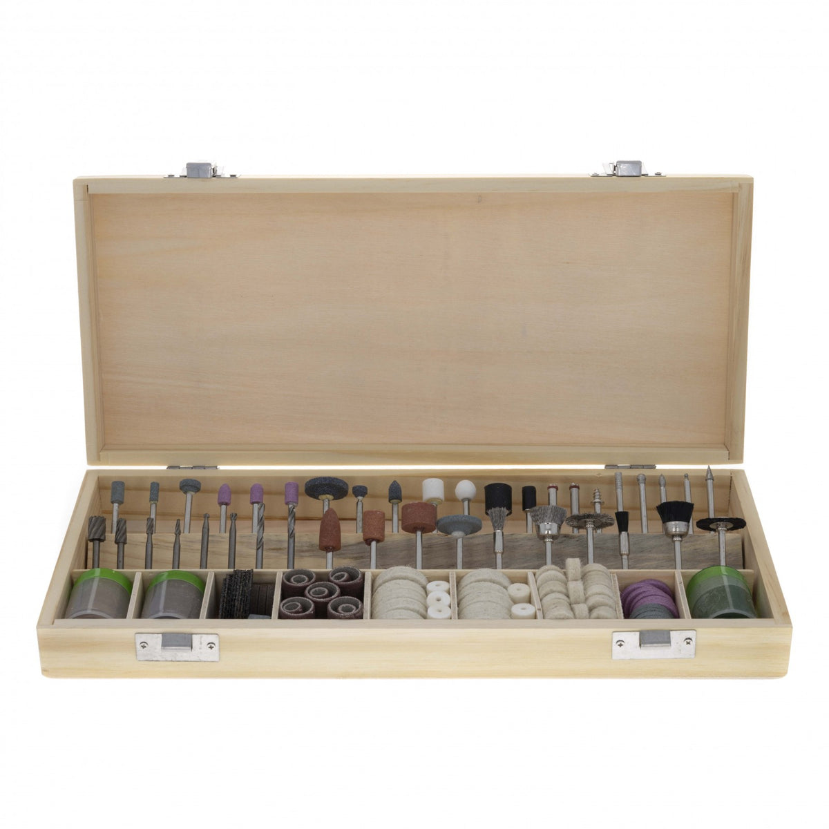 228pc Universal Deluxe Rotary Tool Accessory Set for Sanding Polishing Cutting, view 2