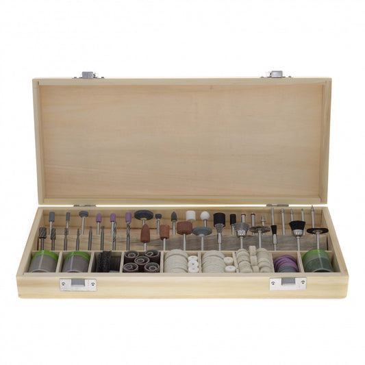 228pc Universal Deluxe Rotary Tool Accessory Set for Sanding Polishing Cutting, view 2