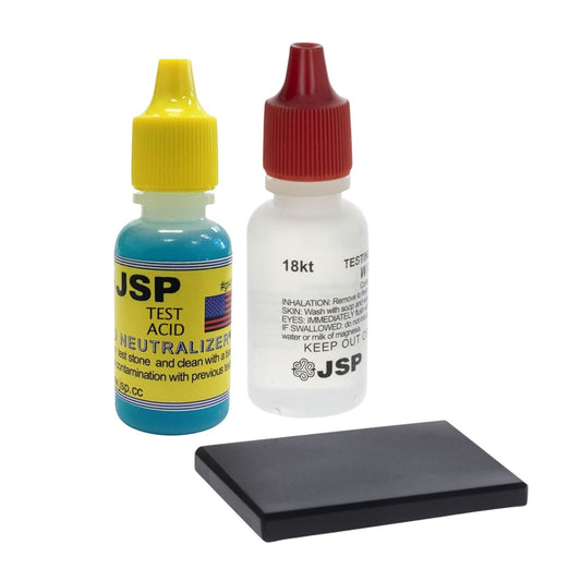 ToolTreaux 18 karat gold testing kit with acid solution and stone neutralizer combo for crafts