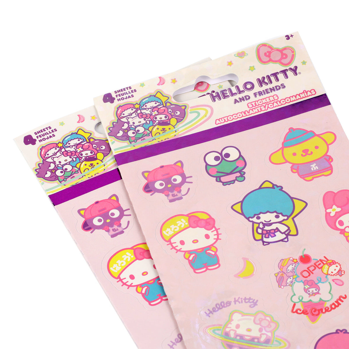 Licensed Kids Cartoon 4pc Cute Sticker Sheets Stationery Set (Many Characters), view 5