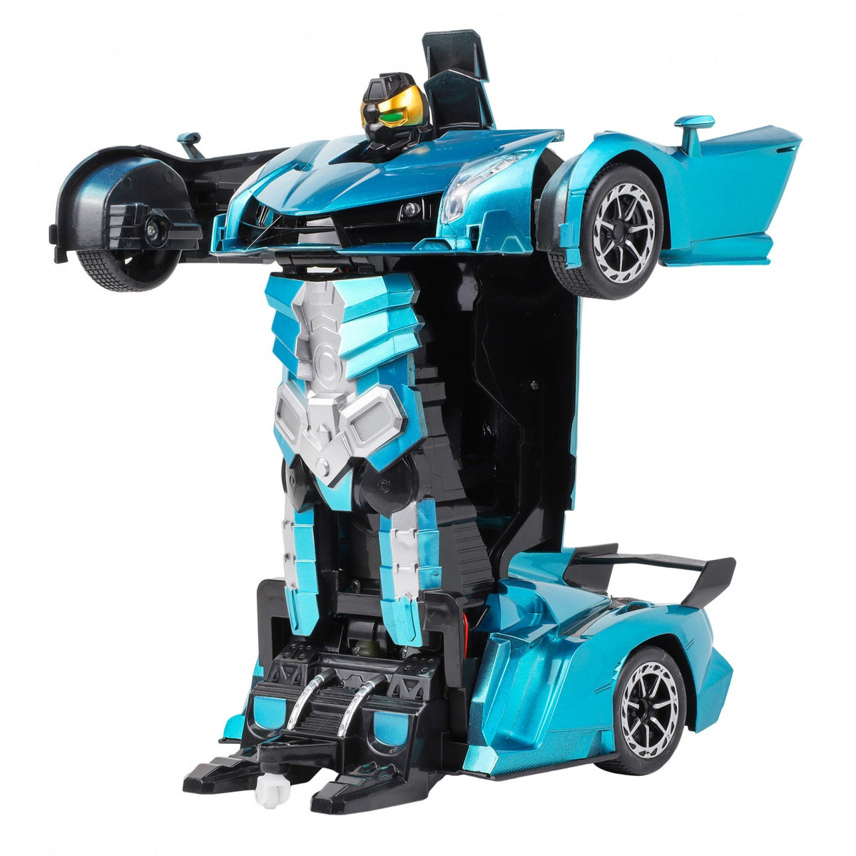Kidplokio 2 in 1 Transforming Toys Robot RC Car Lights Sounds Boys Ages 3 and Up, view 7