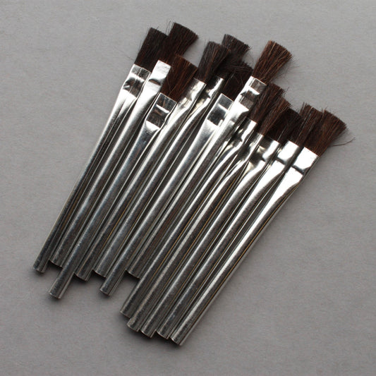 2 Pack Universal Tool Acid Brush Set 6" Metal Handle Glue Paste 12pc, view 2