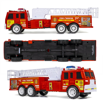 Fire Engine Rescue Truck with Firefighter Utility Bucket, view 8