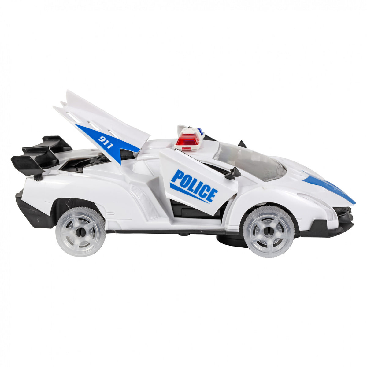 Kidplokio 360 Degree Bump and Go Emergency Toys Fire Truck Police Car (2 Styles), view 5