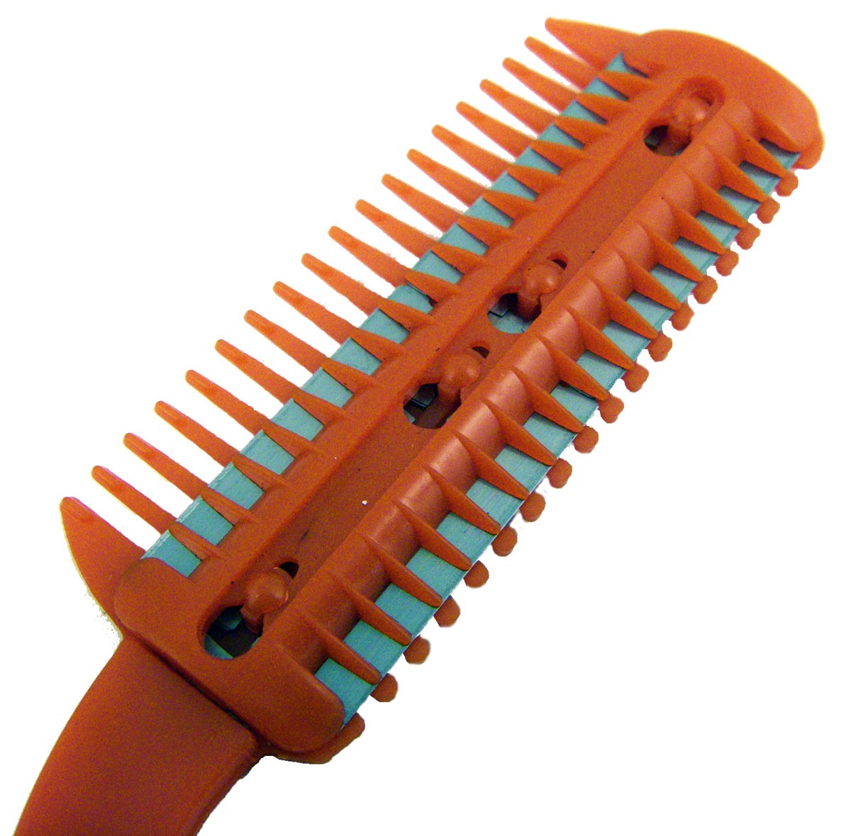Unisex Razor Comb Home Hair Cut Thinning Feathering Trimming with 6 Extra Blades, view 3
