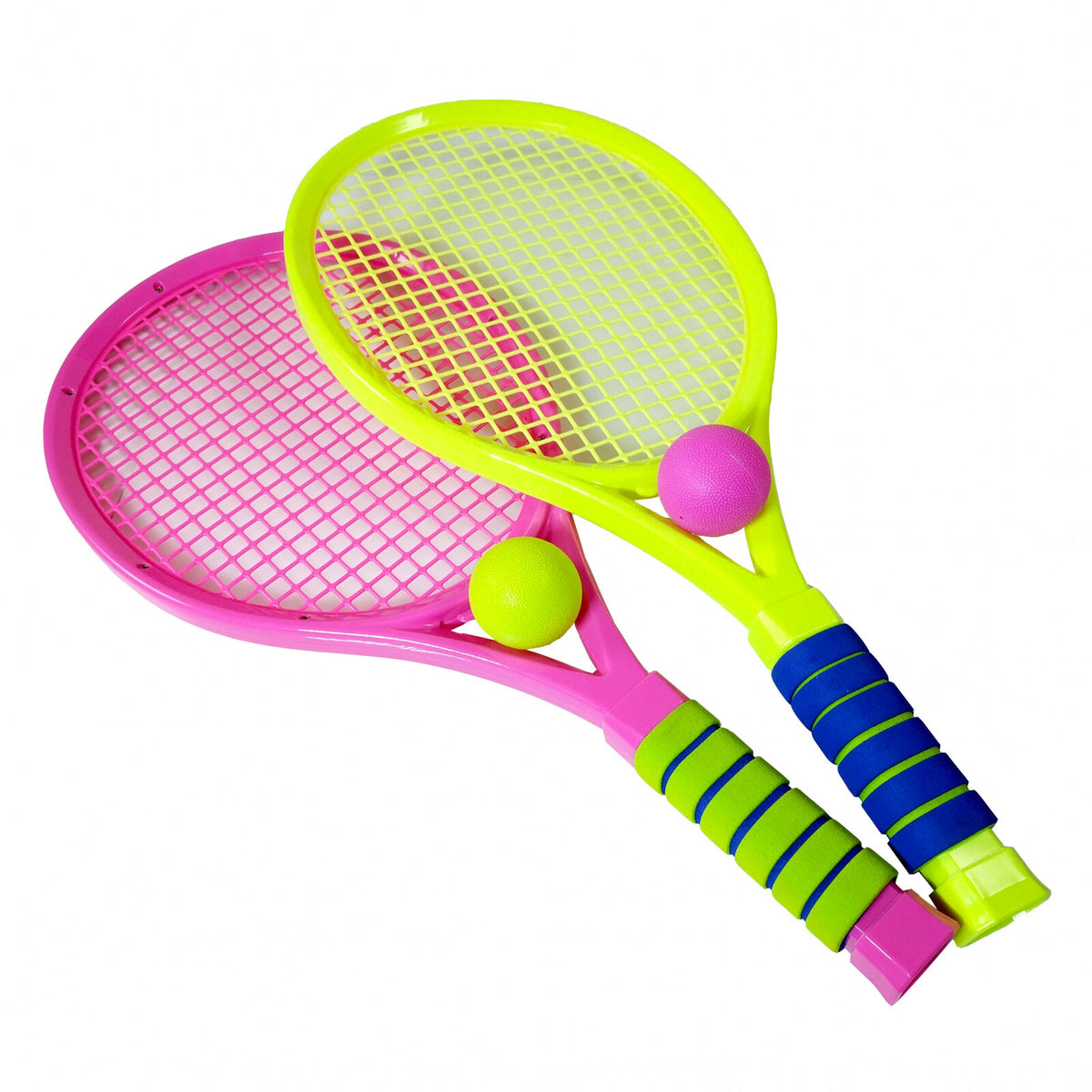 TychoTyke Kids Tennis Racket Play Set Rackets Balls Outdoor Exercise (2 Colors), view 4