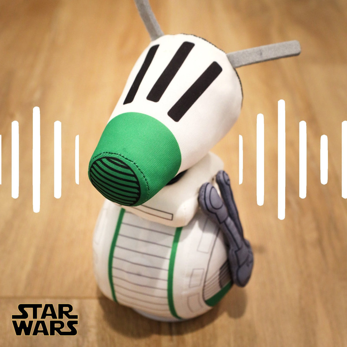 Star Wars Bump N Go D-O with Authentic Voice Kids Plush Toy Action Figure Doll, view 3