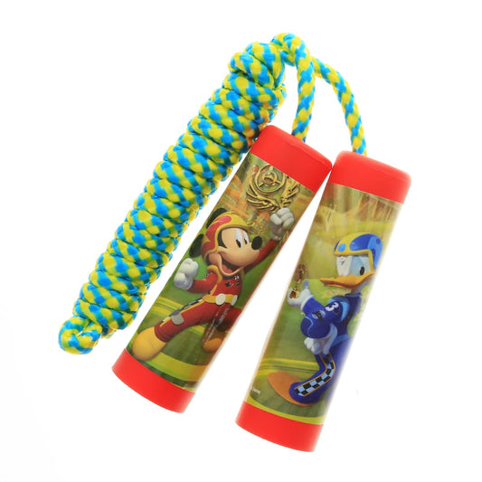 Disney Mickey Mouse Roadster Racers themed jump rope designed for kids.