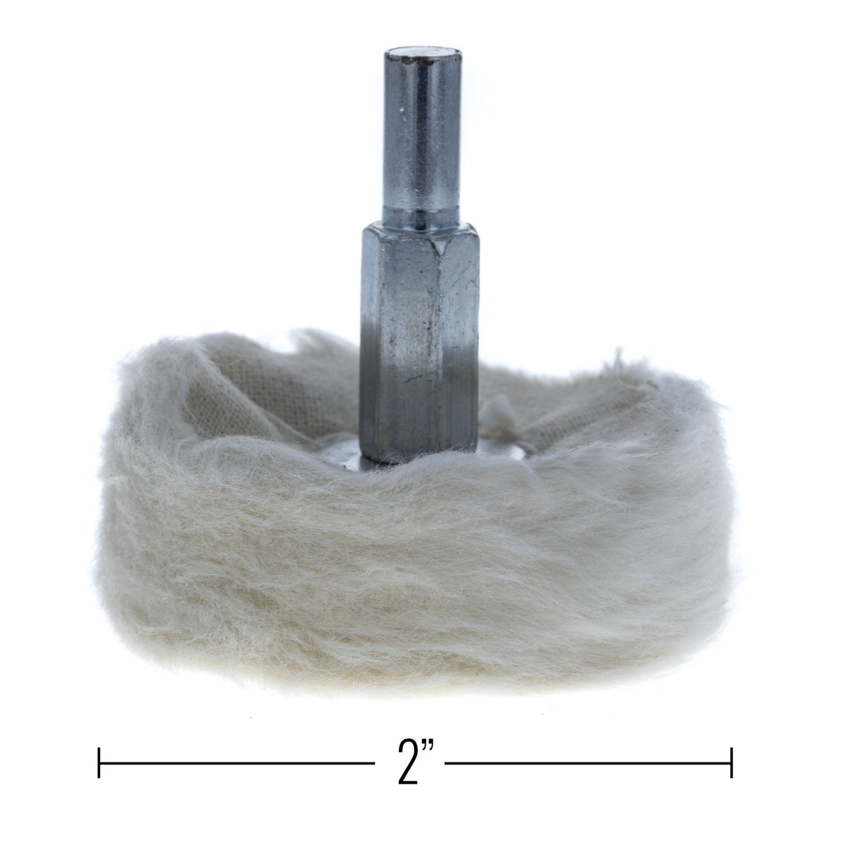 Universal Tool Cloth Polishing Buff Wheel 2 Inch Diameter Soft Muslin, view 7
