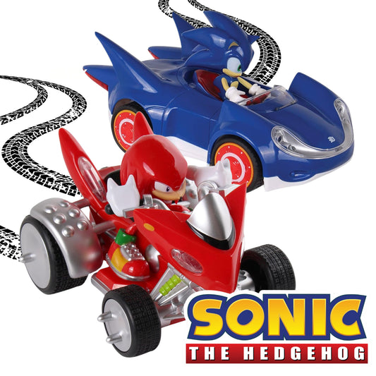Sonic the Hedgehog 2pc Pullback Race Cars Toy Vehicles Set for Boys Age 3 and Up, view 2