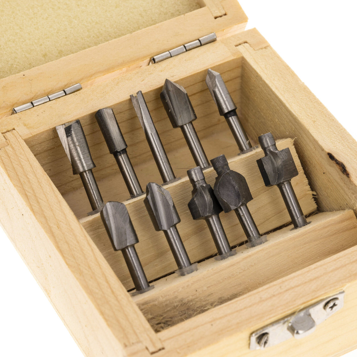 2 Pack ToolTreaux Router Bits Set Rotary Tools Heat Treated Carbon Steel 10pc, view 5