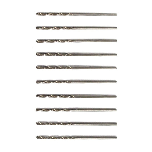 2 Pack 10pc #53 High Speed Steel Drill Bits 1/16 Inch Shank, view 2