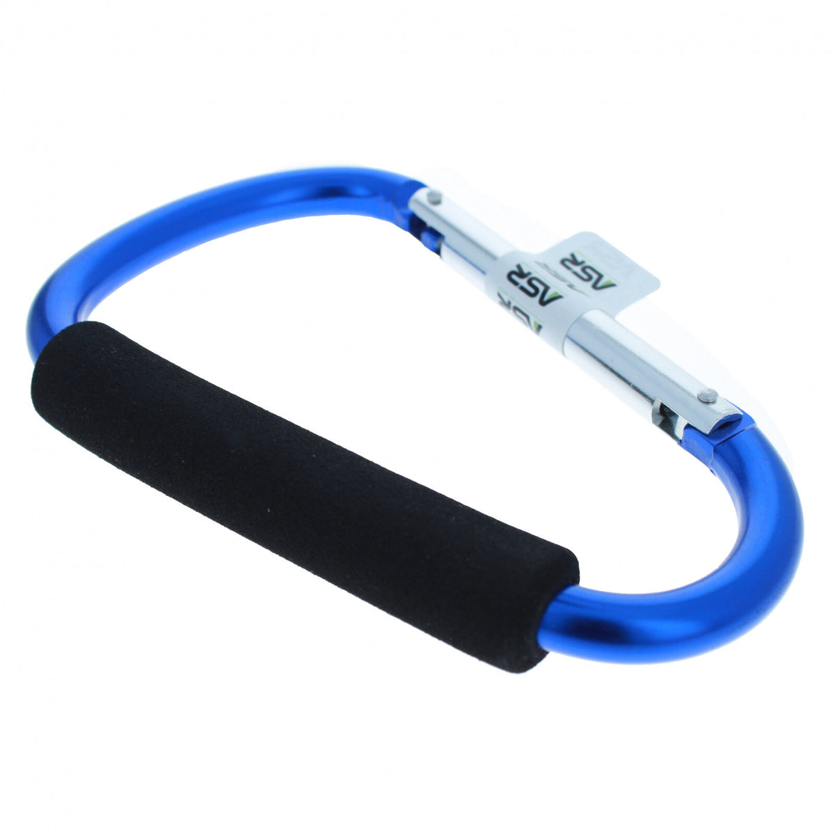 Jumbo 6.5" XL Carabiner Key Chain With Hand Grip - Blue, view 4