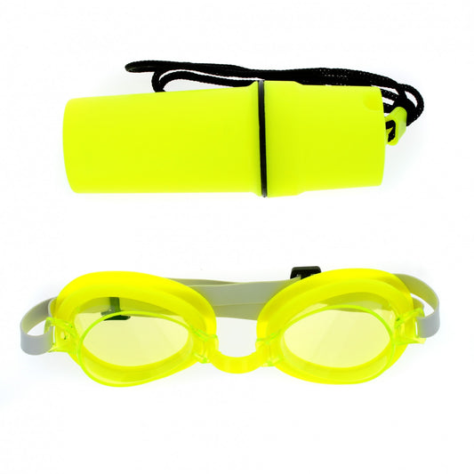 2 Pack Kidplokio Kids Swimming Goggles Childrens Swim Mask & Carry Case, view 2