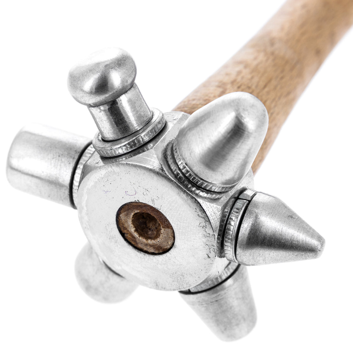 6 in 1 Multi-Head Aluminum Jewelry Hammer for Precious Metal Jewely Design, view 6
