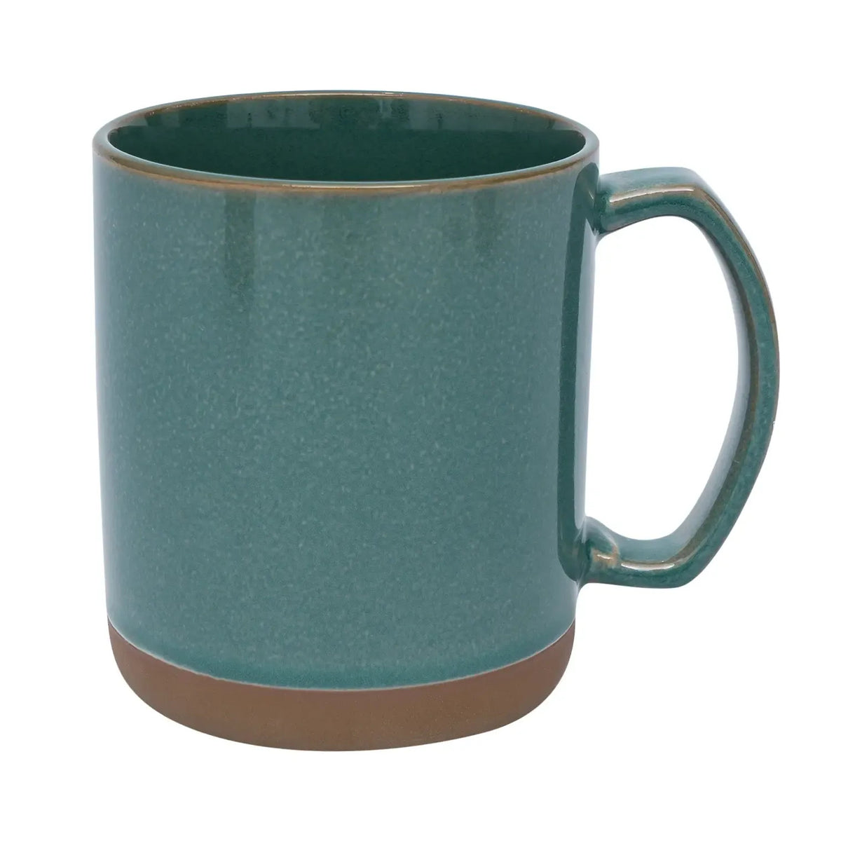 Beille 17oz Stoneware Terracotta Coffee Mug Farmhouse Decor Kitchen (4 Colors)