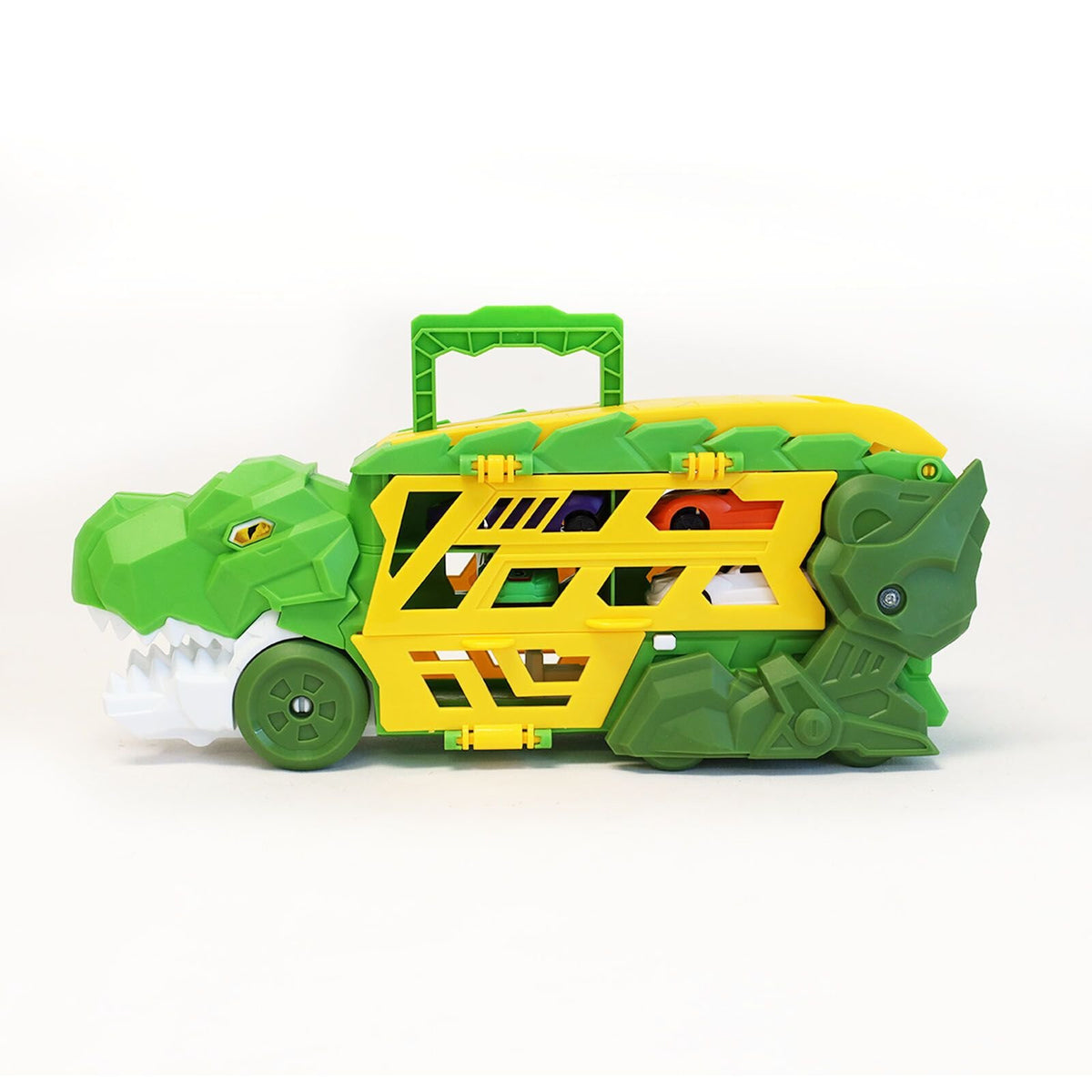 Kidplokio 3 in 1 Ultimate T Rex Diecast Cars Transporter Truck Toy (2 Colors), view 15
