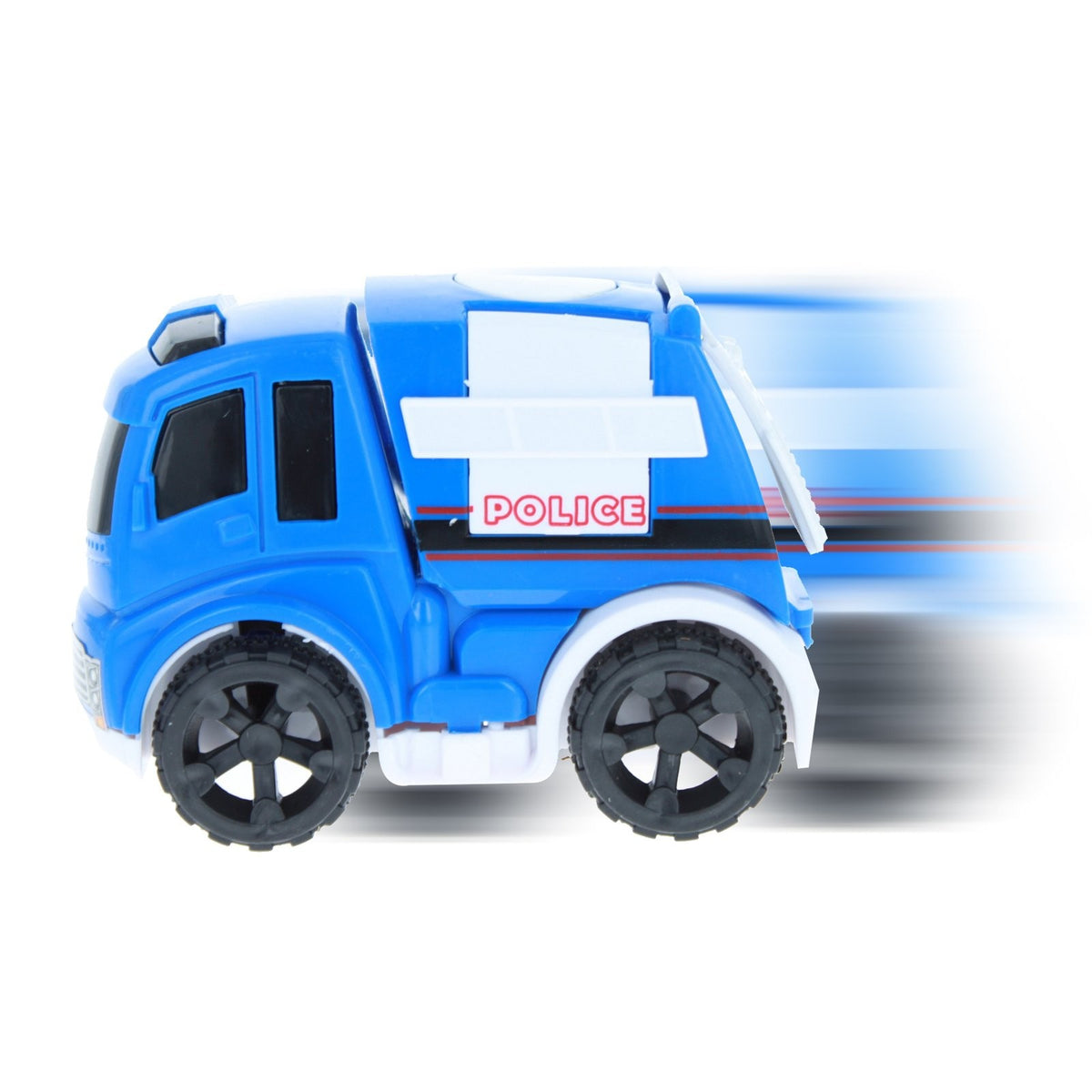 Kidplokio 8pc Urban City Police Friction Powered Toy Cars with Play Mat, Blue,, view 7