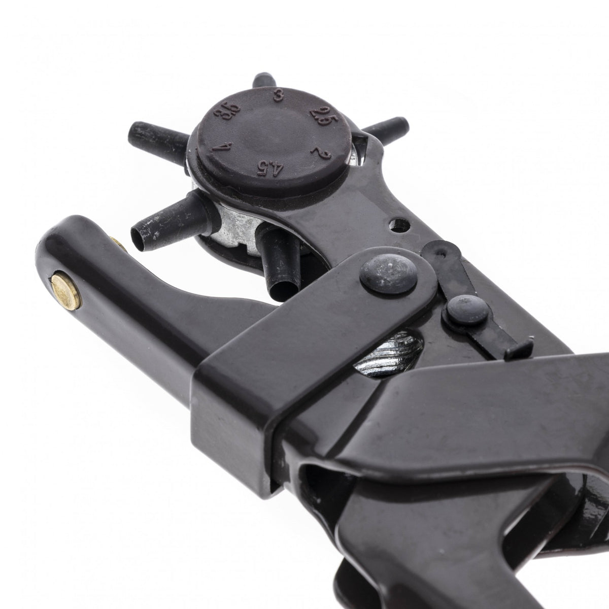 ToolTreaux 9 Inch Heavy Duty Revolving Leather Hole Punch Tool 2.0-4.5mm, view 4