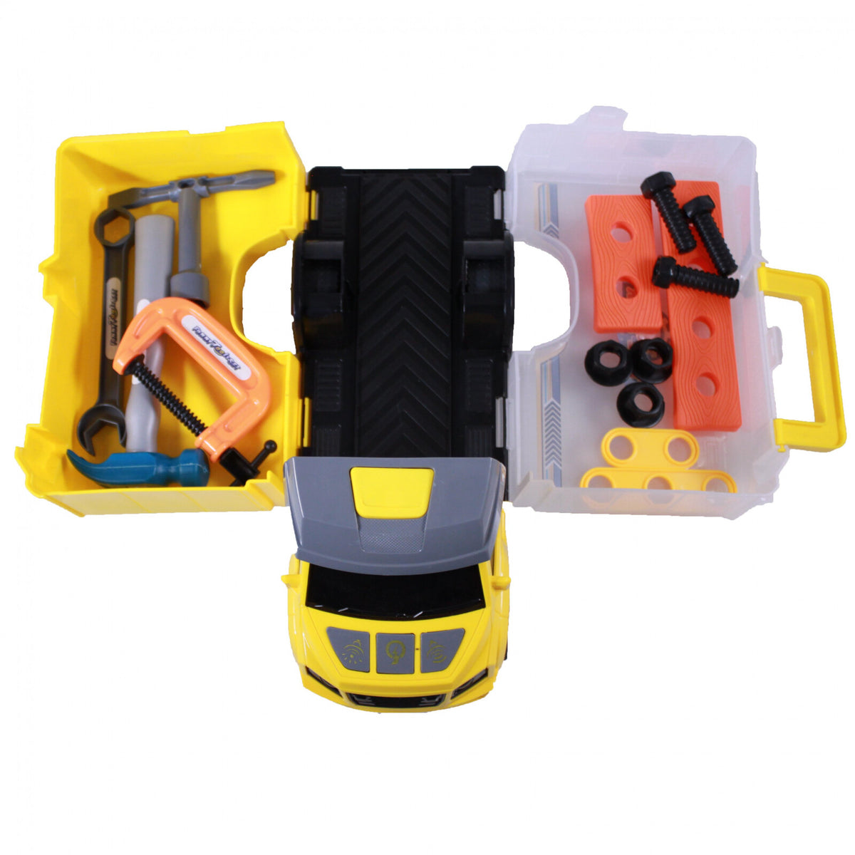 Kidplokio Assorted Truck Toys Action Figures Lights Sounds Playset (2 Themes), view 13