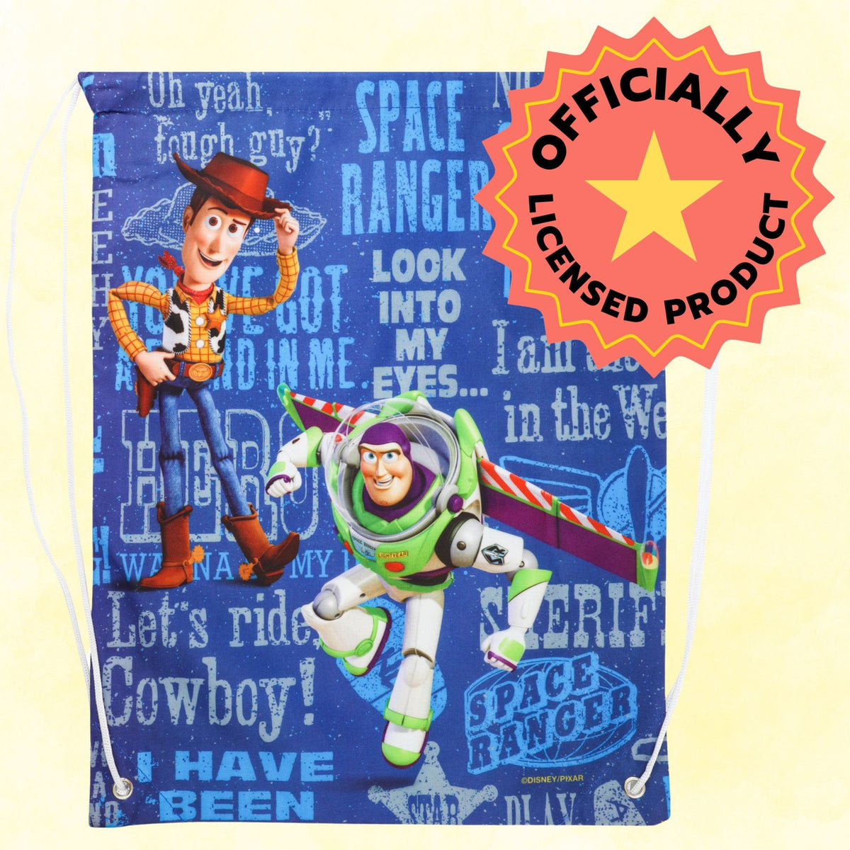 2 Pack Toy Story 19pc Cinch Bag Backpack Sticker Sheet Earrings Gift Bundle, view 7
