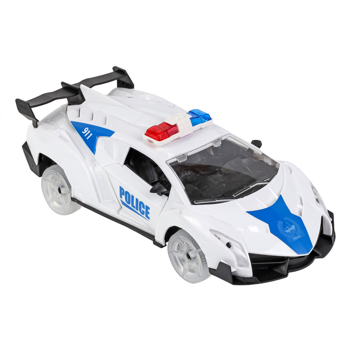 Kidplokio 360 Degree Bump and Go Emergency Toys Fire Truck Police Car (2 Styles), view 11