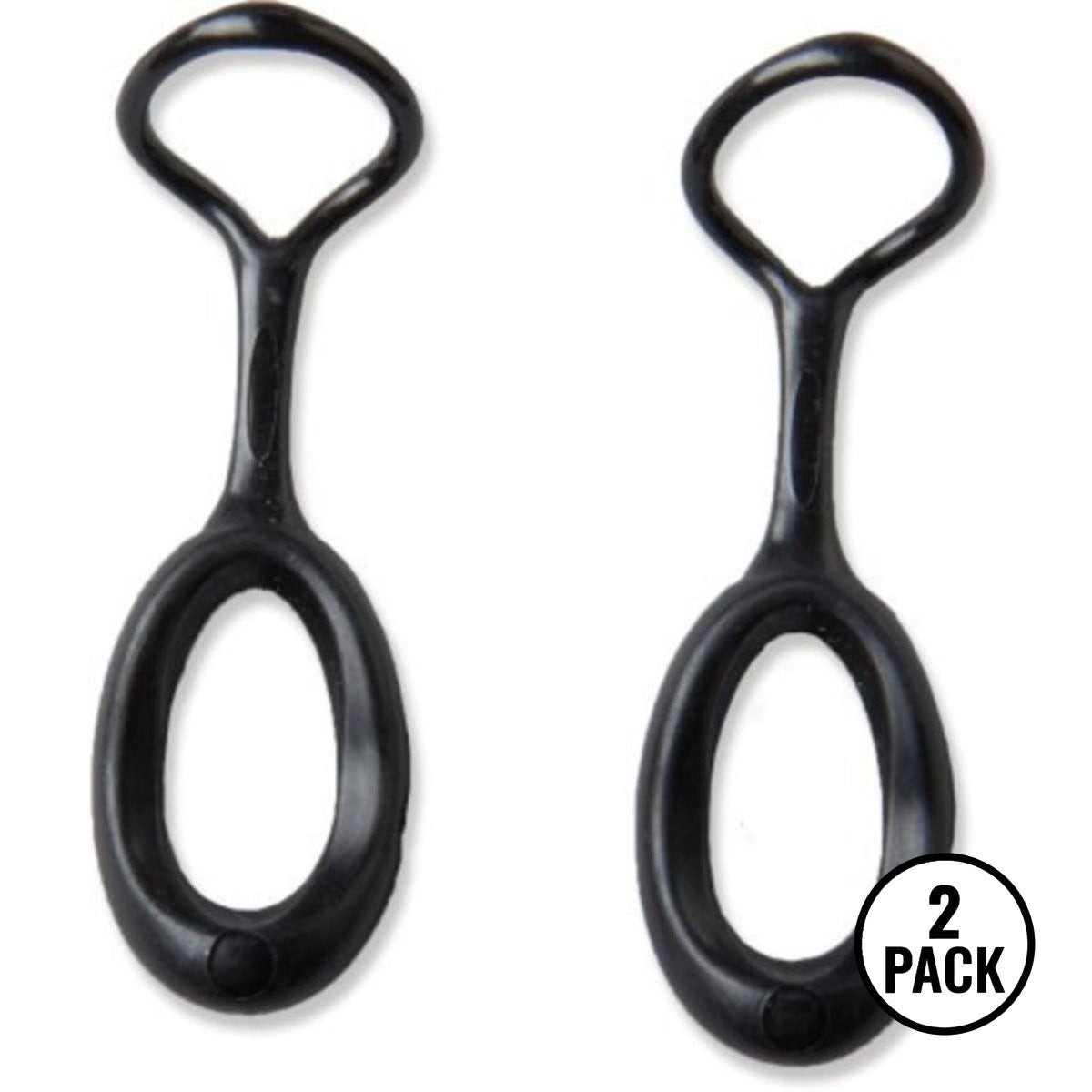 Two black Gear Aid zipper pull replacements set for outdoor repair accessories