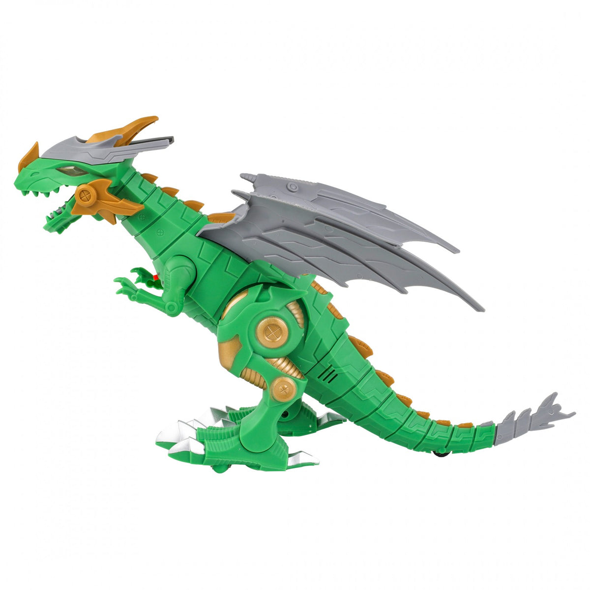 Kidplokio Green Walking Robot Dinosaur Dragon Space Toys Lights Sounds, Boys, view 7