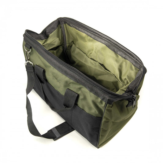 ToolTreaux Nylon Storage Tool Bag with Side Pockets and Shoulder Strap 15 x 9 In, view 2