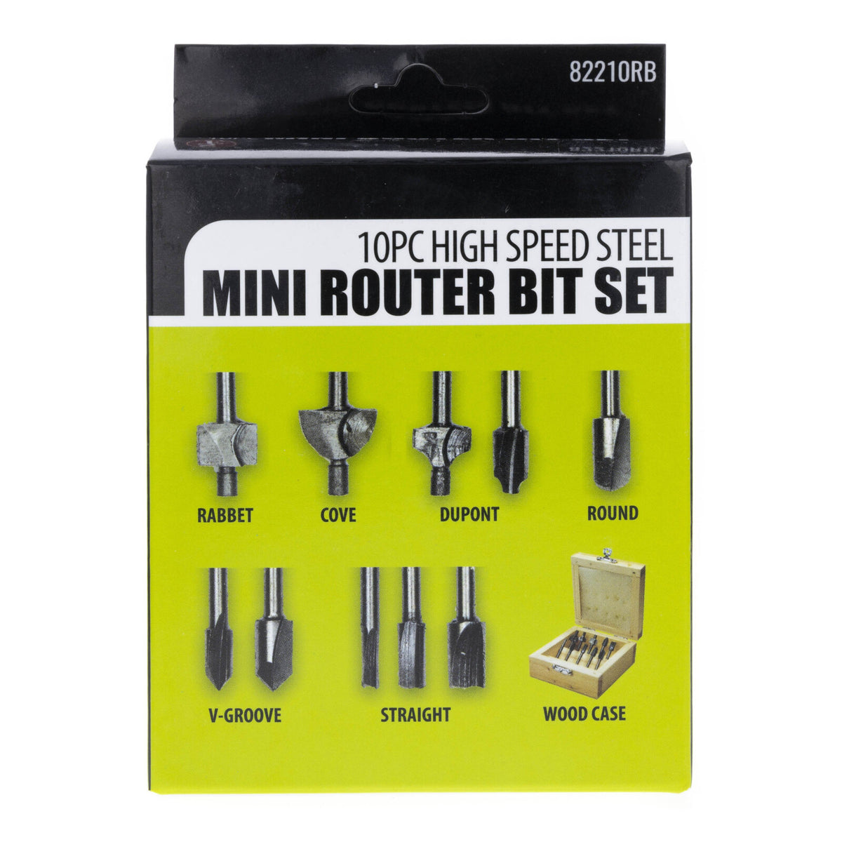 2 Pack ToolTreaux Router Bits Set Rotary Tools Heat Treated Carbon Steel 10pc, view 11