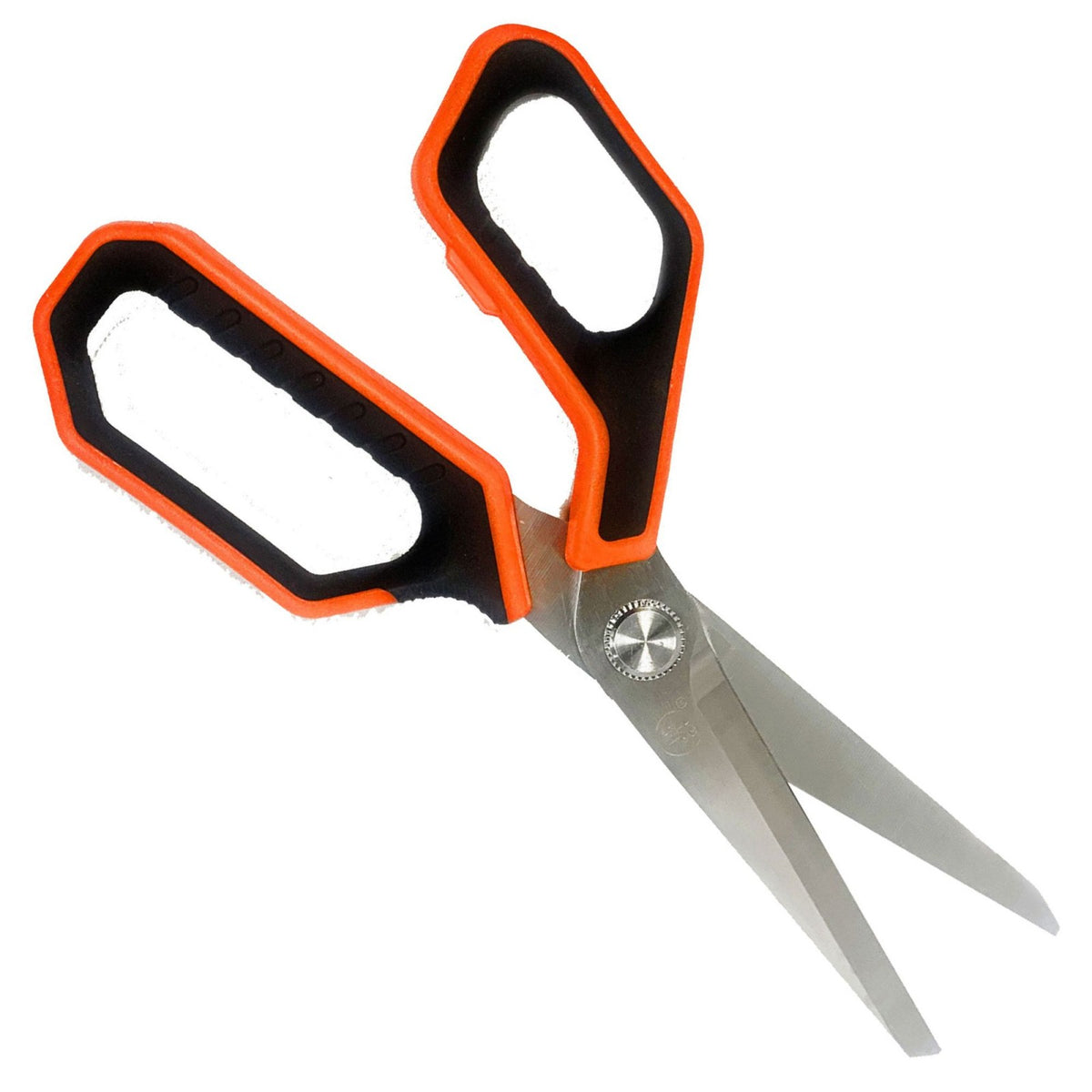 8.5 inch heavy duty scissors with stainless steel blades and nonslip grip