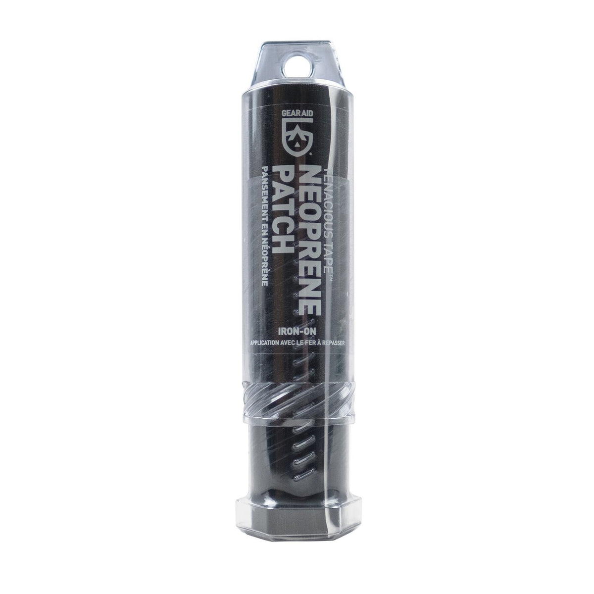 Black fabric maintenance kit for wetsuit or drysuit repair