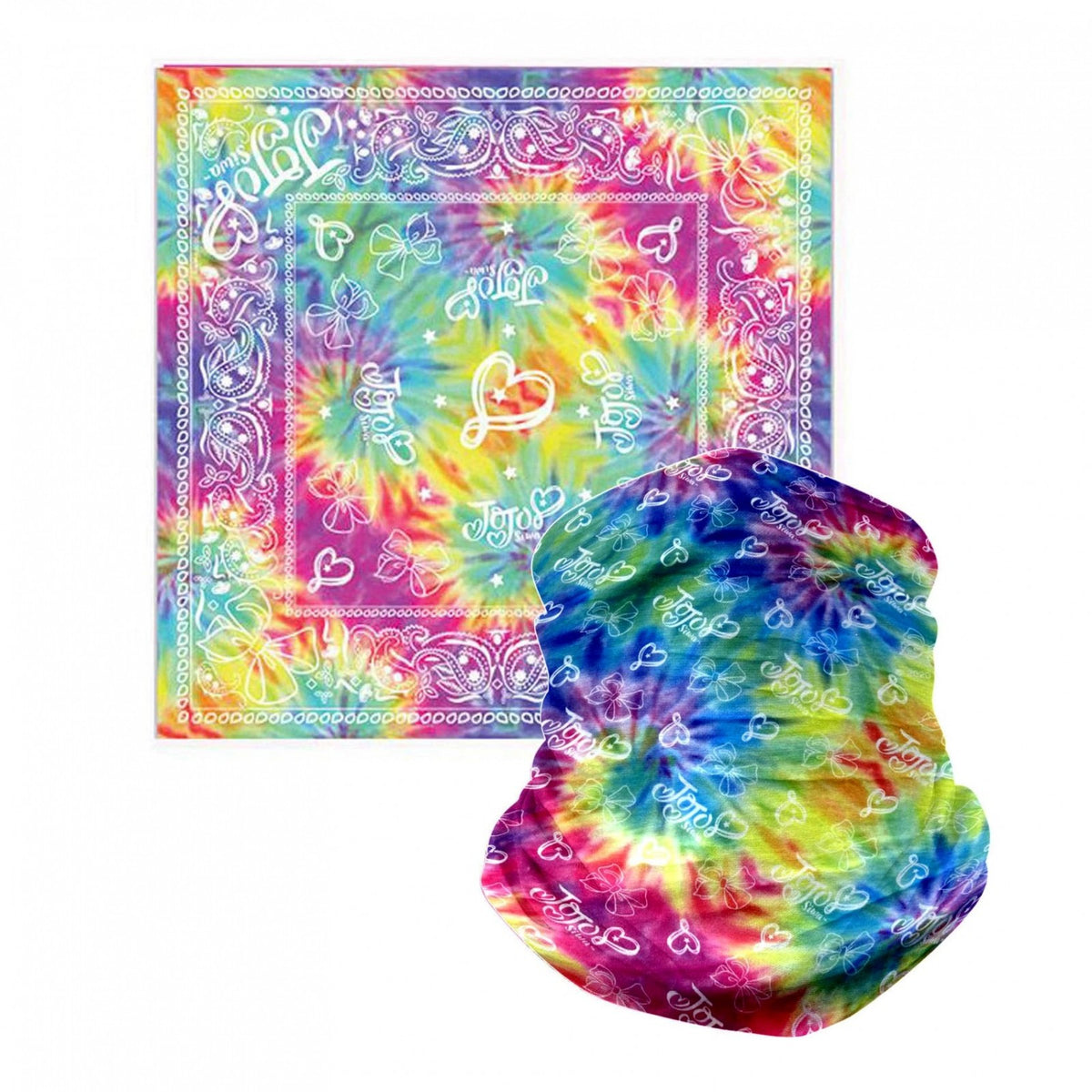 Nickelodeon Girls Jojo Siwa Comfortable Breathable Bandana Face Cover Protection, view 5
