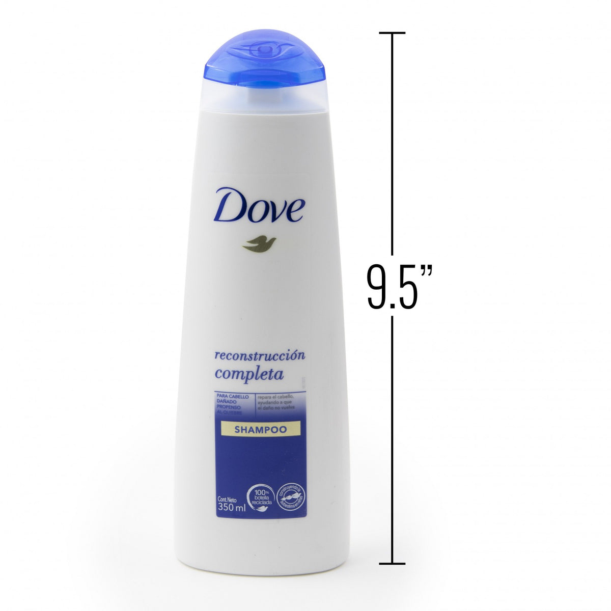 2 Pack Dove Hair Care Complete Reconstruction Anti Breakage Repair Shampoo, view 5