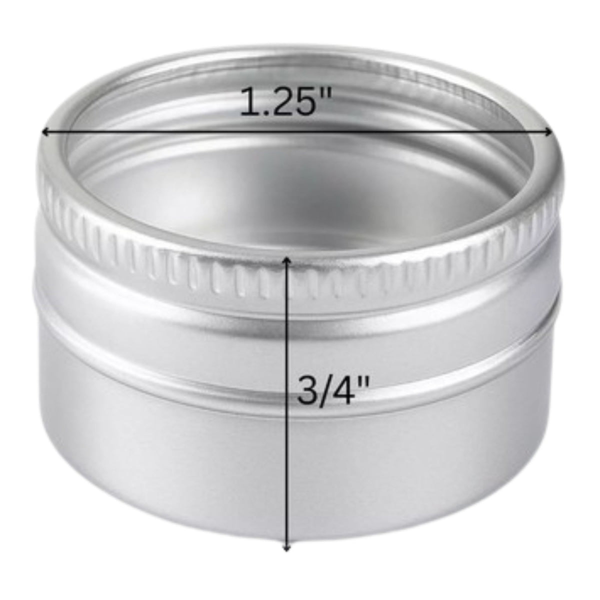 2 Pack 12pc ToolTreaux Complete Aluminum Storage Container Set 1.25" Diameter, view 2