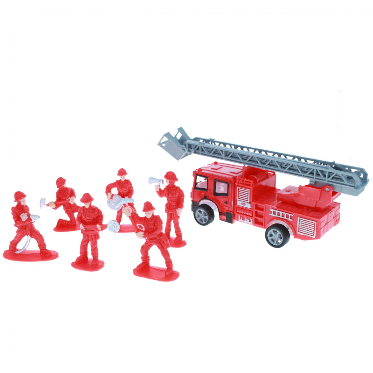 TychoTyke Construction and Rescue Tools Truck with Light and Sound Red, view 6